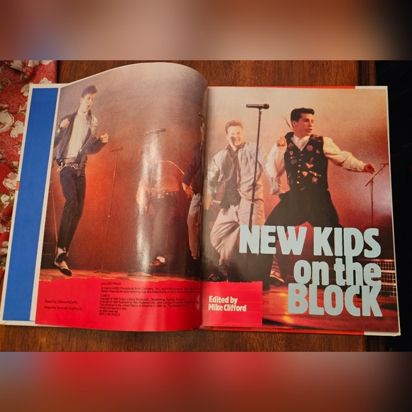 Vintage New Kids on the Block Hardcover Book (1990) - Picture 6 of 7
